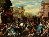 Raub der Sabinerinnen by François Perrier, um 1590 Pontarlier – um 1650 Paris, oil on canvas, offered Jun 2016