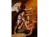 Der Schutzengel Raffael by Antonio Carracci, oil on canvas, offered Apr 2018