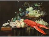 Hummer und Austern by Joris van Son, oil on canvas, sold Mar 2023