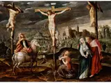 Kalvarienberg by Marten de Vos, oil on panel, sold Jun 2025