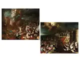 Biblische Szenen by Niccolò De Simone, oil on canvas, offered Jun 2023
