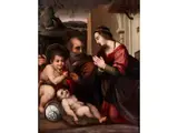 Die Heilige Familie mit dem Johanneskind by Jacone, mixed media, sold Jun 2026