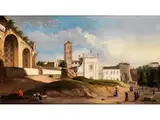 Untitled by genannt Vanvitelli Gaspar van Wittel, oil on canvas, sold Sep 2022