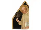 Bildnis san Bernardino by Pietro di Giovanni Ambrogio, tempera, offered Sep 2017