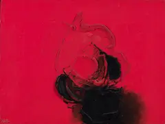 B by Luis Feito, 1962, oil on canvas, sold Sep 2020