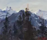 North Shore by Daniel Izzard, oil on board, sold Sep 2020