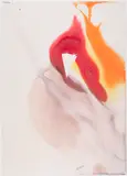 Phenomena Joyous Begats by Paul Jenkins, watercolour on paper, sold Sep 2020