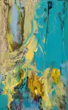 Sans titre by Marcelle Ferron, 1975, mixed media on card, sold Sep 2020