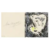 Hommage à Marc Chagall, Grand Palais, Paris , Frontispiece by Marc Chagall, Lithograph in colors, sold Oct 2023