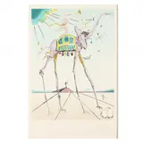 Celestial Elephant by Salvador Dalí, Lithograph in colors, sold Oct 2023