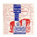 L: Love Drops by Sister Mary Corita Kent, Silkscreen print in colors, sold Oct 2023