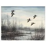 Misty Woodies by David Hagerbaumer, Watercolor on paper, sold Oct 2023
