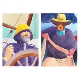 Pair of Watercolor Paintings by Edwin Voorhees, Watercolor on paper, sold Oct 2023