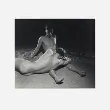 Buddy Seated, Tex with His Back Turned Almost Recumbent by George Platt Lynes, gelatin silver print, sold May 2026