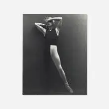 George Platt Lynes in a Halloween Costume for a Party Given by Pavel Tchelitchev by Man Ray, c. 1927, gelatin silver print, sold May 2026