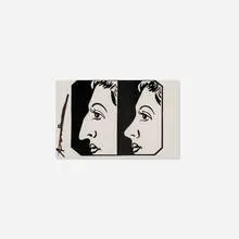 Signed postcard by Andy Warhol, c. 1980, offset lithograph, sold Aug 2022