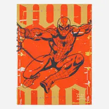 Spiderman by Peter Mars, c. 2015, screenprint in colors, sold Aug 2022