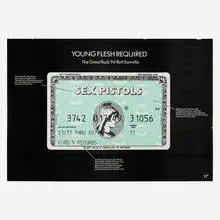 Sex Pistols promotional poster by Jamie Reid, 1979, offset lithograph in colors, sold Aug 2022