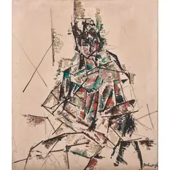 No. 3 by Robert Goodnough, oil on canvas, sold Mar 2024