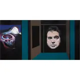 The Two Faces of Francis Bacon by Kent Bellows, 1970, acrylic on canvas affixed to masonite, sold Mar 2024