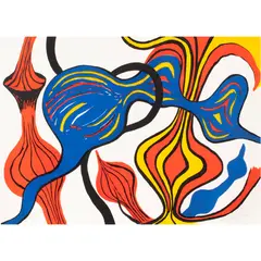 Untitled by Alexander Calder, lithograph, sold Mar 2024