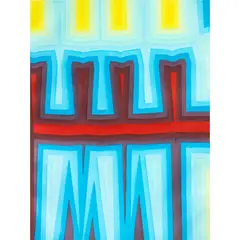 Fold Slice Topo I by Tauba Auerbach, 2011, aquatint on Somerset paper, sold Mar 2024