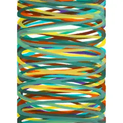 L.W" (Larry Wright) by Dan Christensen, silkscreen, sold Mar 2024
