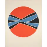 Compass Form #3 by Harold Krisel, 1968, screenprint, sold Mar 2024