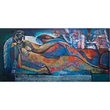 Untitled by William Tolliver, serigraph, sold Mar 2024