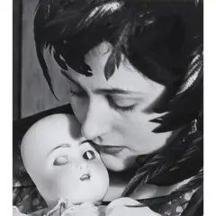 Father Doll by John Gutmann, 1951, gelatin silver print, sold Mar 2024