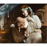 Untitled by Jan Saudek, gelatin silver print handcolored, sold Mar 2024