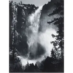 Bridalveil Fall by Ansel Adams, gelatin silver print, sold Mar 2024