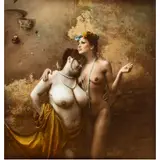 #139 (Untitled by Jan Saudek, gelatin silver print handcolored, sold Mar 2024