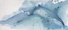 Above the Sea by Clara Berta, 2018, acrylic on canvas, sold Mar 2024