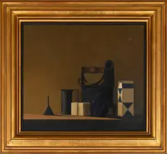 Still Life with Vessels by Wim Blom, oil on canvas, sold Aug 2026