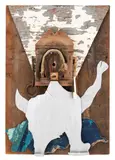 Miss Georgica No. II by David Porter, 1985, Mixed Media Collage Sculpture, sold Jul 2025