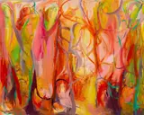 El Bosque by Gabriela Tolomei, 2015, Acrylic and Ink on Canvas, sold Jul 2025