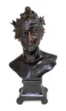 Untitled by Stefan Schwartz, Bronze Bust, sold Jul 2025