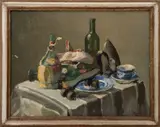 Ballet Shoes by Mark Farmer, circa 1962, Oil on Canvas, sold Jul 2025