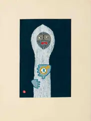 Yama No Michi" [Mountain Path] by Umetarō Azechi, 1969, Woodblock in Colors, sold Jul 2025