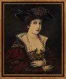Portrait of a Woman by A.H. Mill, Oil on Canvas, sold Jul 2025