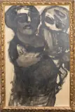 Mother and Child by Sarai Sherman, Ink and Ink Wash on Paper, sold Jul 2025