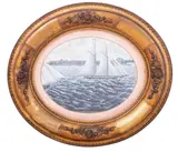 Racing Clippers by Alfred Frederick Leicht, circa 1900, Watercolor on Card, sold Jul 2025