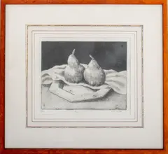 Pears by T.E. Peyton, Engraving on Paper, sold Jul 2025
