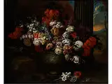Grosses Blumenstillleben by Jan Baptist Bosschaert, oil on canvas, offered Jun 2016