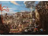 Archimedes und die Verteidigung von Syrakus by Josef Heintz d. J., oil on canvas, sold Sep 2025