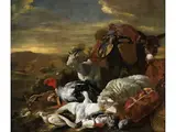 Italienisches Tierstück by Jan Fyt, oil on canvas, sold Mar 2024