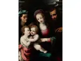 Heilige Familie mit Elisabeth und dem Knaben Johannes by Michele Tosini, oil, offered Dec 2015