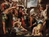 Die Auferweckung des Lazarus by Joachim Antonisz. Wtewael, oil on canvas, offered Jun 2026
