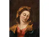 Bildnis der Madonna by Francesco Guardi, oil on canvas, offered Sep 2022